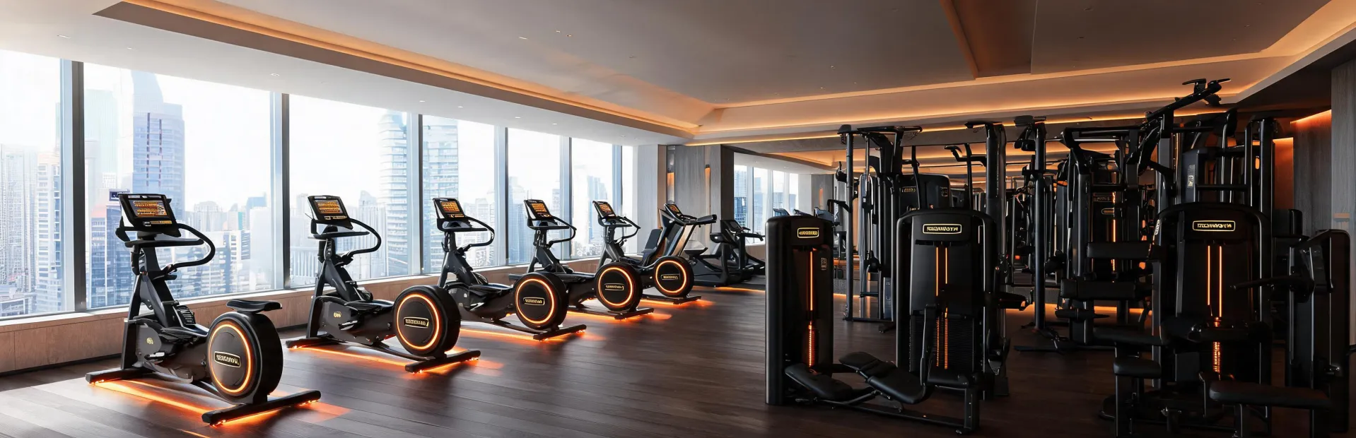 Technogym hotel fitness floor