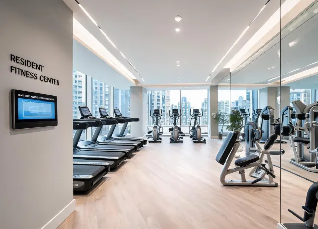 Multifamily amenity gym